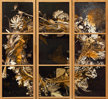 Ширма. Авторская роспись. Венок сонетов. Сергей Максютин