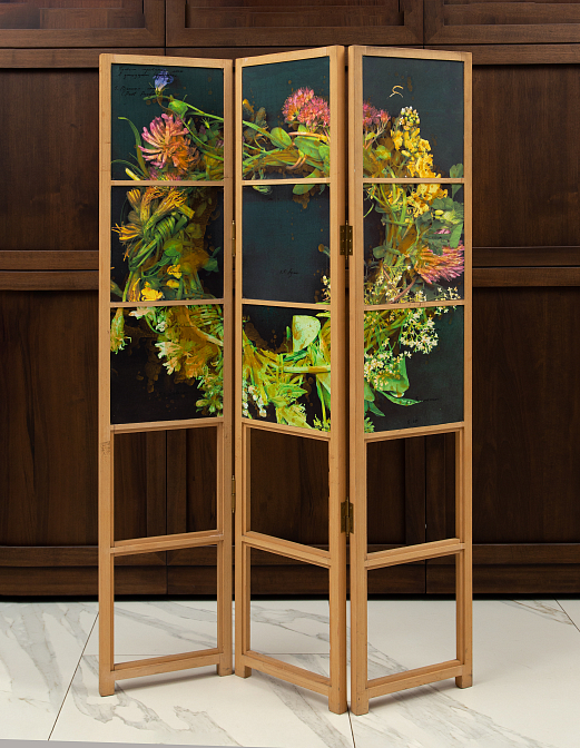 Ширма. Авторская роспись. Венок сонетов. Сергей Максютин