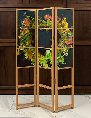 Ширма. Авторская роспись. Венок сонетов. Сергей Максютин