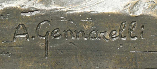 Леда и лебедь. Скульптор А.Дженнарелли