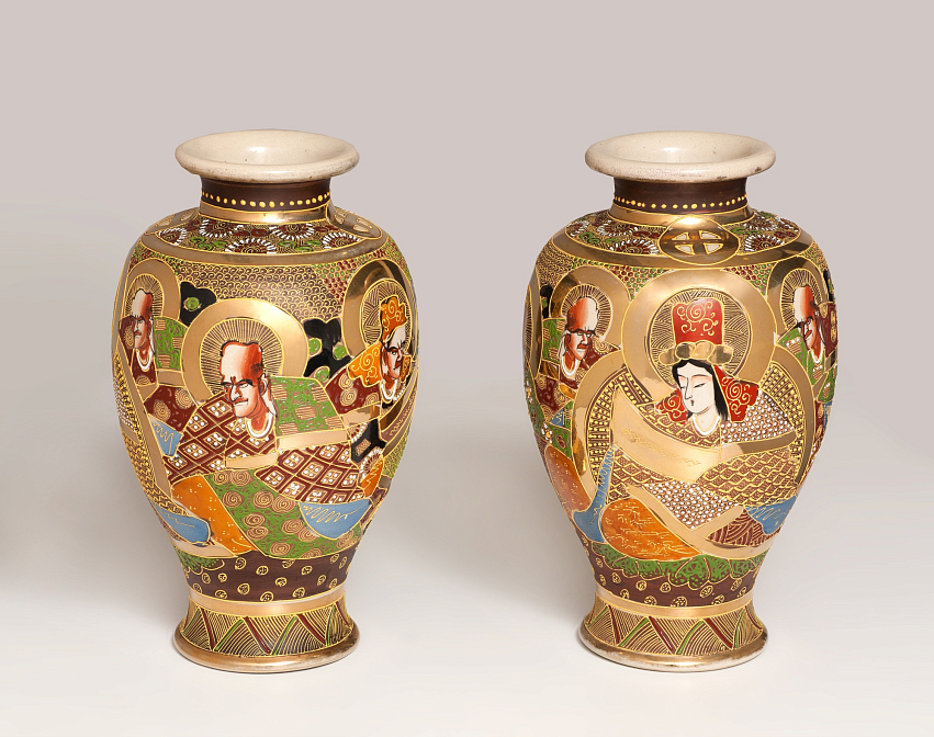 Китайские парные вазы