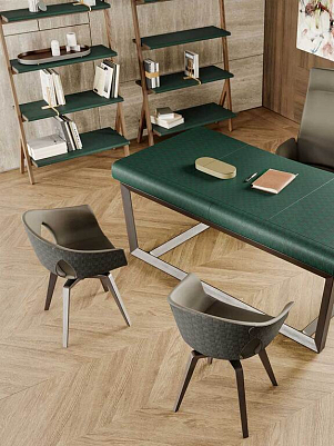 Ozwald Boateng x Poltrona Frau Ginger Ale small armchair