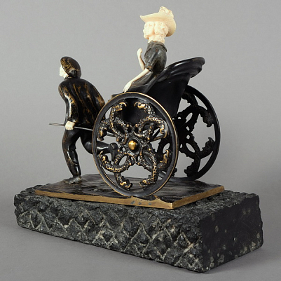Рикша. Скульптор О.Хоффманн