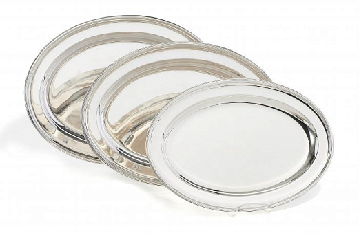 Набор из трех овальных блюд