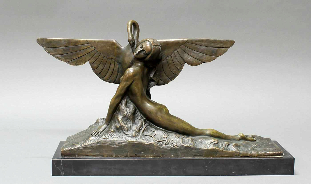 Леда и лебедь. Скульптор А.Дженнарелли