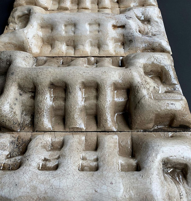 Скульптурное панно. Из серии "Заброшенные места". Оксана Панфилова