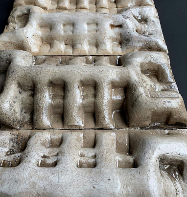 Скульптурное панно. Из серии "Заброшенные места". Оксана Панфилова