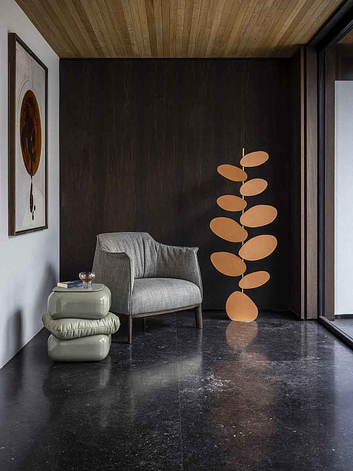 Archibald with wood base