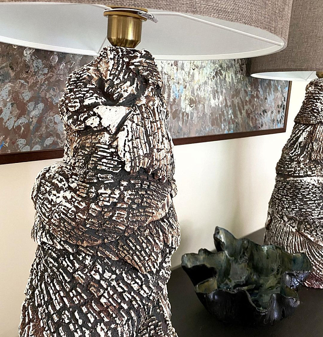 Скульптурные лампы. Из серии "Terra". Оксана Панфилова