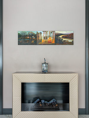 Ваза керамическая с крышкой. Уточки. Авторская роспись. Алиса Маслова