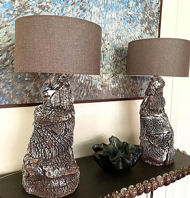 Скульптурные лампы. Из серии "Terra". Оксана Панфилова