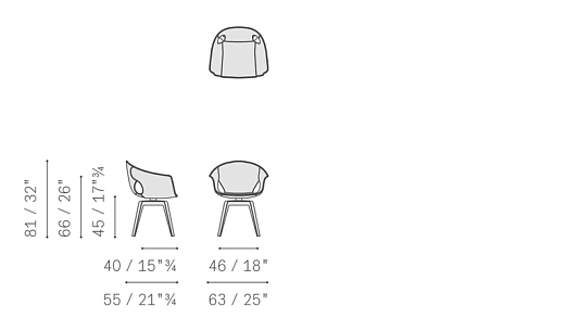 Ozwald Boateng x Poltrona Frau Ginger small armchair