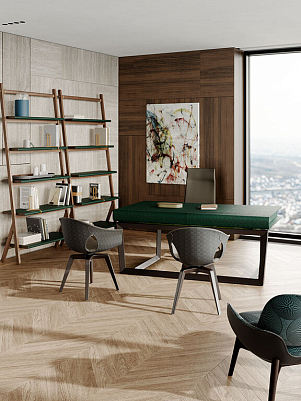 Ozwald Boateng x Poltrona Frau Ginger Ale small armchair