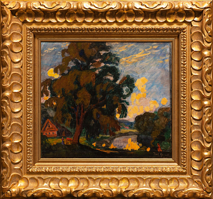 Крымов Н.П. Летний пейзаж с озером