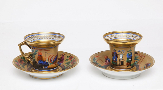 Пара чайных пар завод Батенина