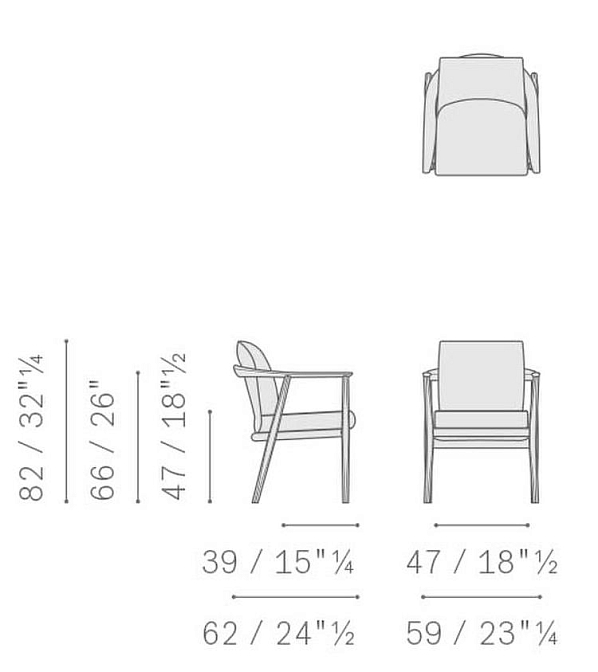 Viola Essence Small armchair