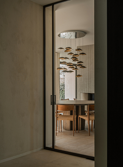 Gold Moon Chandelier