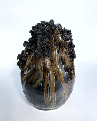 Скульптурная ваза. Из серии "Хрупкость". Оксана Панфилова