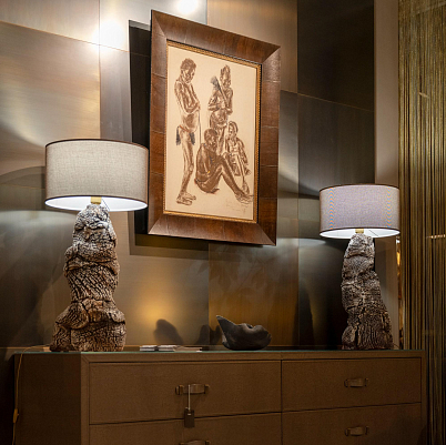 Скульптурные лампы. Из серии "Terra". Оксана Панфилова