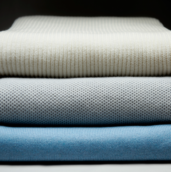 Cashmere stockinette stitch светло-серый