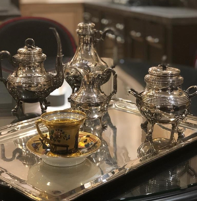 Пара чайных пар завод Батенина