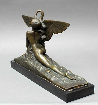 Леда и лебедь. Скульптор А.Дженнарелли