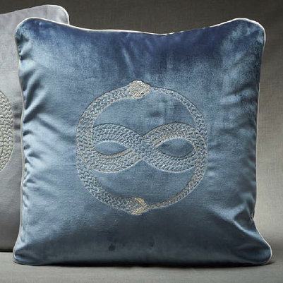 Uroboro Velvet серо-голубая