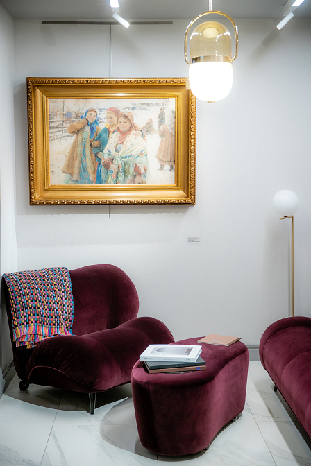 Сычков Ф.В.  Зима в деревне