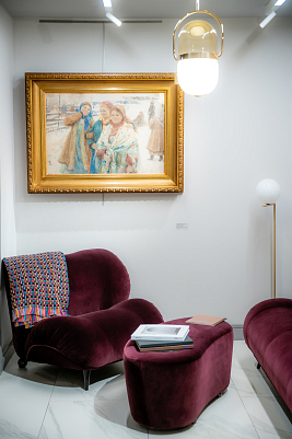 Сычков Ф.В.  Зима в деревне