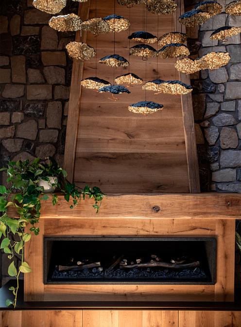 Gold Moon Chandelier