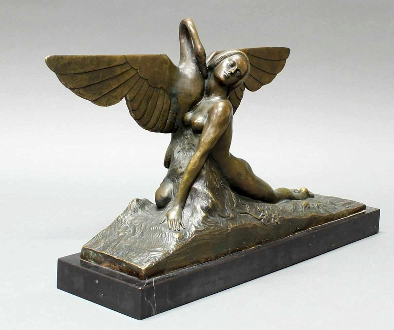 Леда и лебедь. Скульптор А.Дженнарелли